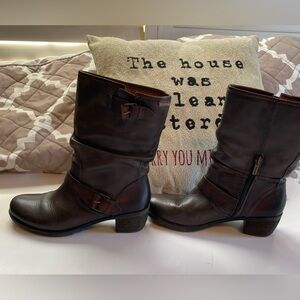 All leather Pikolinos brown boots, 38-7